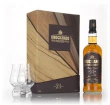 Knockando 21 Year Old 1994 Master Reserve Gift Set with 2x Glasses