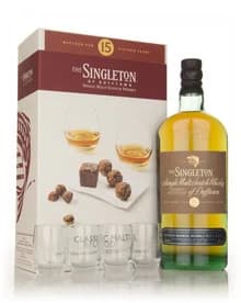 Singleton of Dufftown 15 Year Old - Classic Malts & Food Gift Set with 4x Glasses