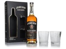 Jameson Black Barrel Gift Set with 2x Glasses