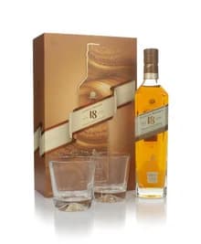 Johnnie Walker 18 Year Old Gift Pack with 2x Glasses