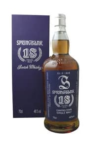 Springbank 18 Year Old (Inaugural 2009 Release)