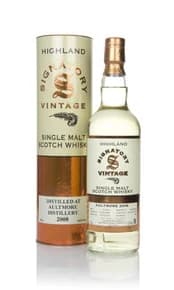 Aultmore 10 Year Old 2008 (casks 307302 & 307303) - Signatory Vintage