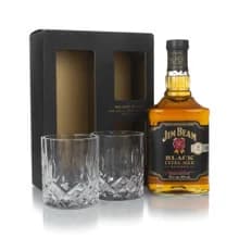 Jim Beam Black Gift Set with 2x Glasses