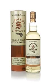 Mannochmore 13 Year Old 2007 (casks 6672 & 6673) - Signatory